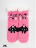 Indoor  Anti-Slippery Slipper Socks W/ Party Cat Design