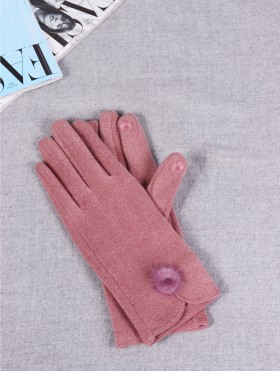 Pom Pom Touch Screen Glove