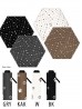 Designer Semi-Automatic Triple Folding Umbrella