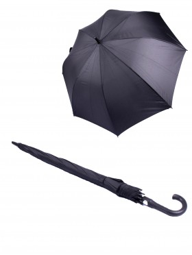 Automatic Solid Color Stick Umbrella