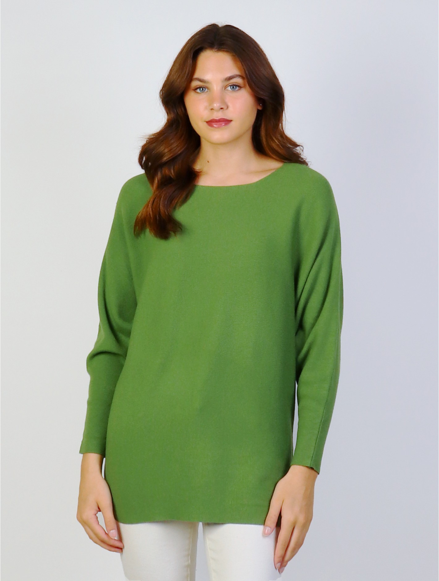 Long Bat Sleeves Pullover Loose Tops