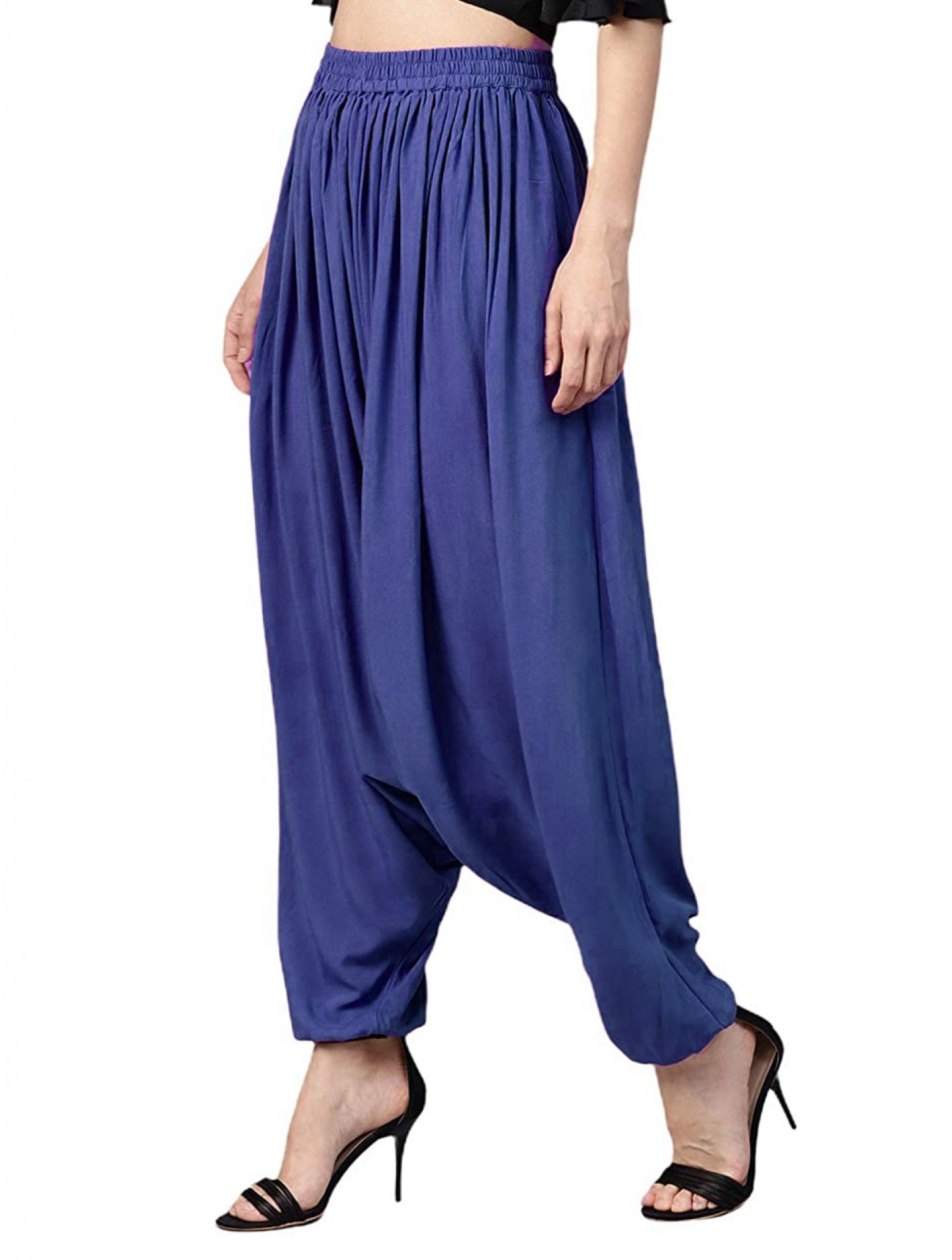 Solid Colour Harem Pants