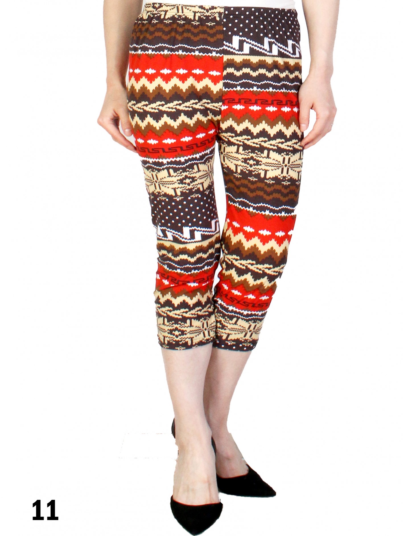 Plus Size Tribal Capril Leggings