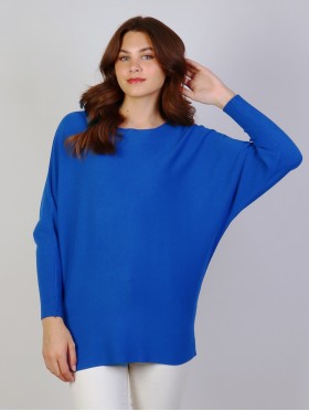 Long Bat Sleeves Pullover Loose Top