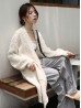 Solid Color Knitted Cardigan