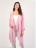 Solid Long-Sleeved Maxi Cardigan