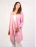 Solid Long-Sleeved Maxi Cardigan