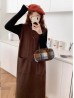 V-neck Sleeveless Loose Sweater Women's Dress