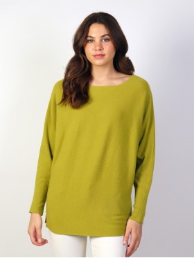 Long Bat Sleeves Pullover Loose Top