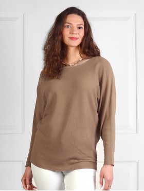 Long Bat Sleeves Pullover  Loose Tops