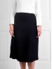 Core Spun Yarn Solid-color Knitted Stretch Skirt 