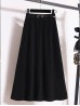 Cashmere  Stretchy Knitted Skirt W/ matching removable belt