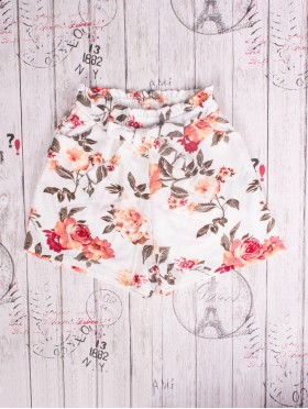 Floral Shorts w/ Front Tie