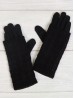 Double Layered Cable Knit Vertical Touch Screen Glove