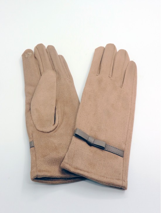  Stitched Bow Touch Screen Glove