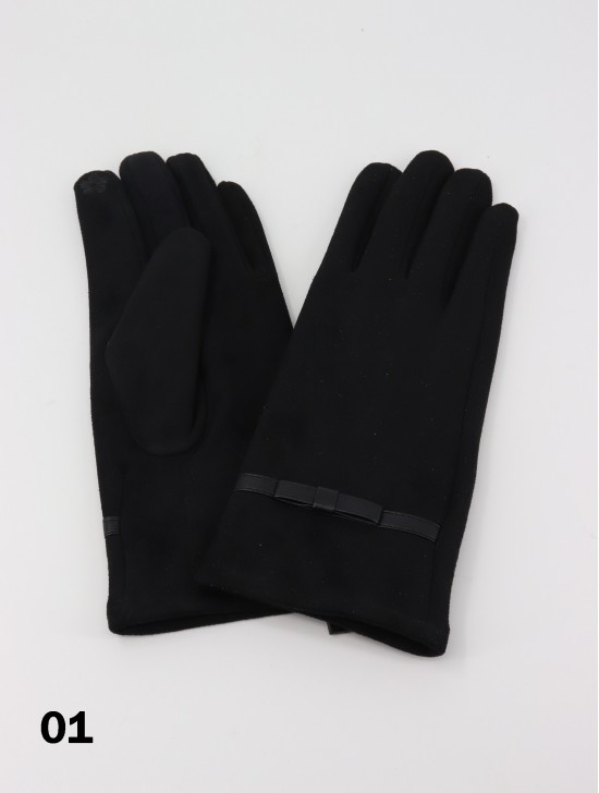  Stitched Bow Touch Screen Glove