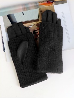 Knitted Double Layer Touch Screen Glove (3 ways to wear)