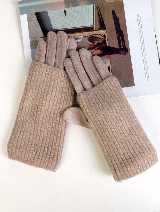 Knitted Double Layer Touch Screen Glove (3 ways to wear)