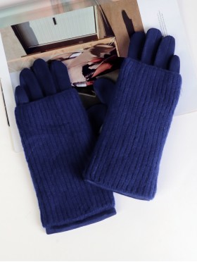 Knitted Double Layer Touch Screen Glove (3 ways to wear)