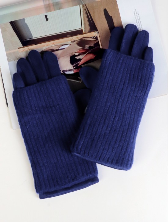 Knitted Double Layer Touch Screen Glove (3 ways to wear)