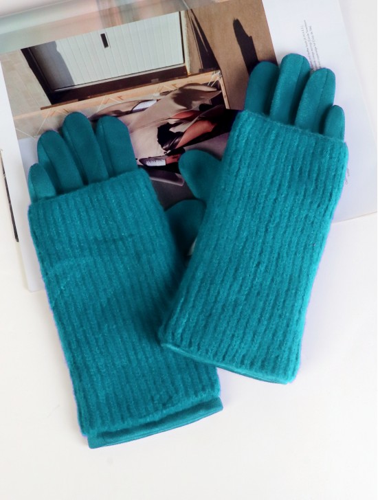 Knitted Double Layer Touch Screen Glove (3 ways to wear)