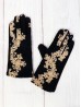 Color Pattern Stitch Touch Screen Gloves 