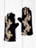 Color Pattern Stitch Touch Screen Gloves 