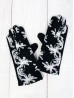 Color Pattern Stitch Touch Screen Gloves 