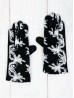 Color Pattern Stitch Touch Screen Gloves 