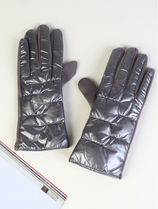 Solid Colour Shiny Bubble Gloves 