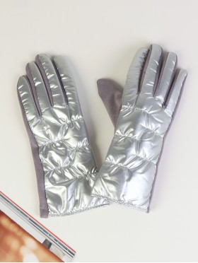 Solid Colour Shiny Bubble Gloves 