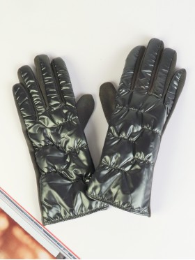 Solid Colour Shiny Bubble Gloves 