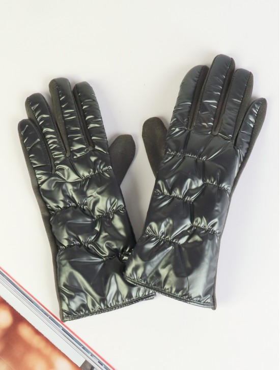 Solid Colour Shiny Bubble Gloves 