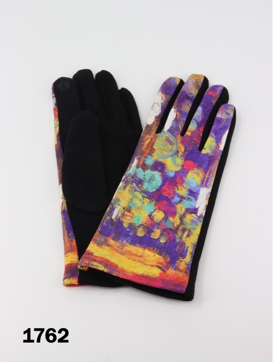 Oil Painting Design Touch Screen Glove