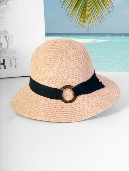 Summer Wide Brim Hat W/ Strap