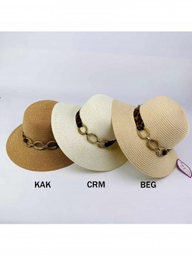 Summer Wide Brim Hat W/ Strap