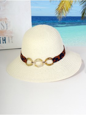 Summer Wide Brim Hat W/ Strap