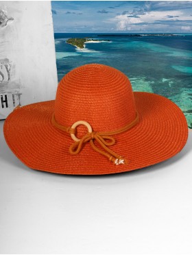 Summer Wide Brim Hat W/ Strap