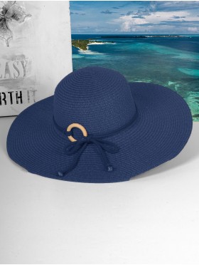 Summer Wide Brim Hat W/ Strap