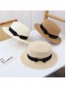  Kids Summer Wide Brim Hat W/ Strap