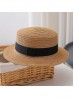  Kids Summer Wide Brim Hat W/ Strap