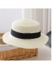  Kids Summer Wide Brim Hat W/ Strap