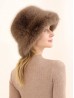 Solid Colour Fuzzy Hat with Brim