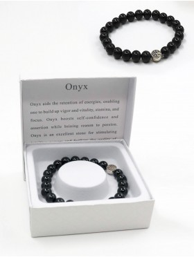 Onyx Blessing Bead Bracelets with Gift Box 