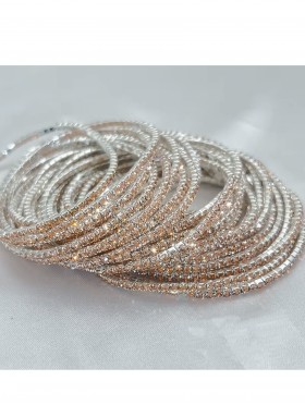 Stretchy Rhinestone Bracelet (6pcs)