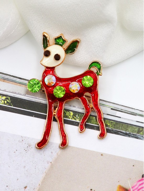 Deer Design Brooch