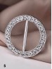 Multi Function Round Rhinestone Clothing Ring