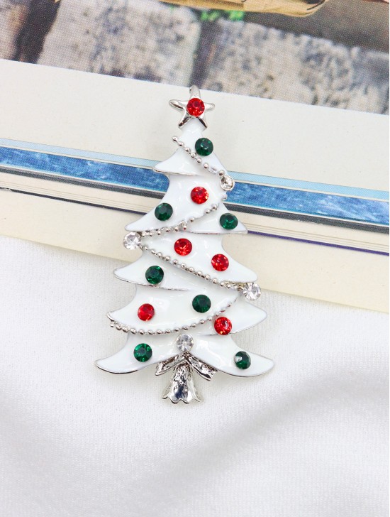 Holiday Tree Design Brooch