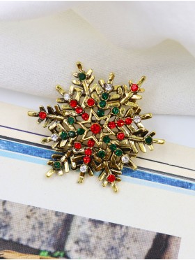 Snowflake Design Brooch