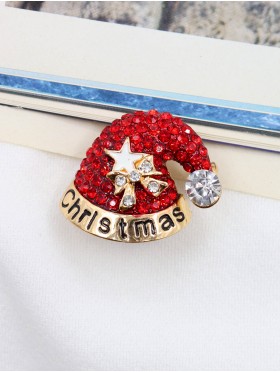 Santa Hat Design Brooch